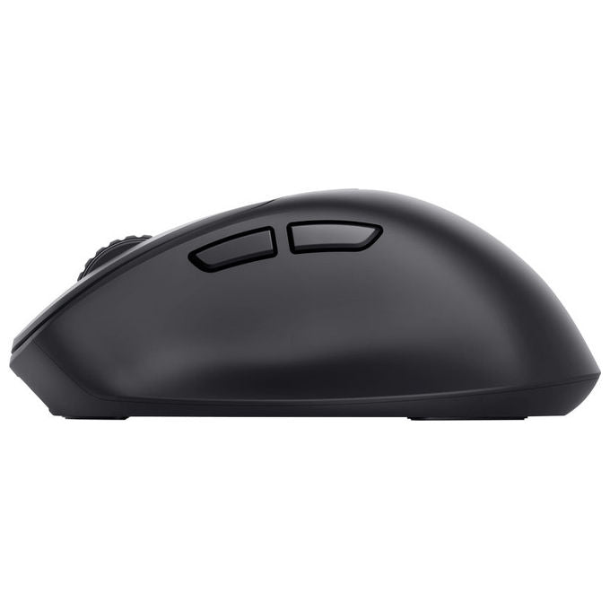 Trust 25991 Zevo Mouse Wireless Ricaricabile Multi-Dispositivo Bluetooth 2.4GHz 4000 DPI Clic Silenzioso colore Nero