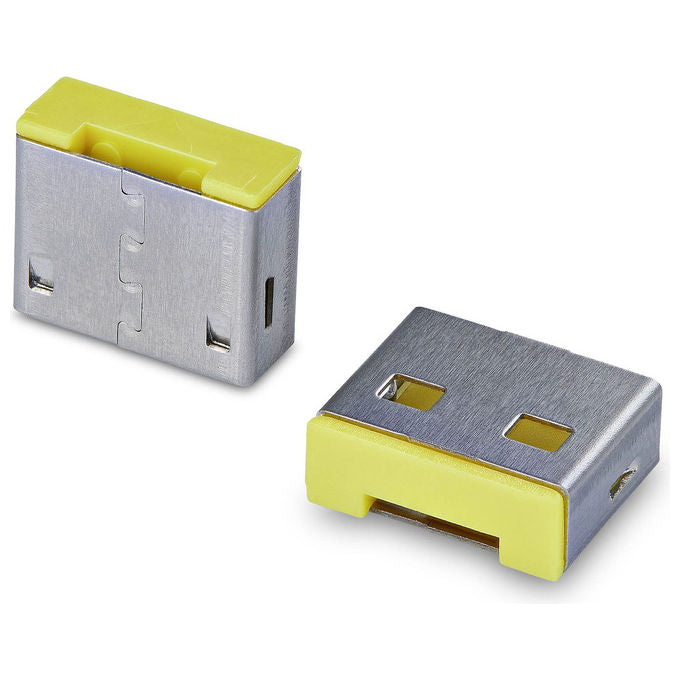 StarTech 25P-USB-A-BLOCKER Tappi di Blocco per Porte USB-A 25 Pezzi Riutilizzabili colore Nero