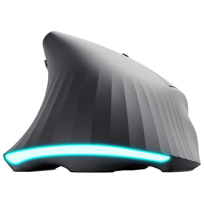 Trust 26024 GXT 145 Rexxa Mouse Gaming Ergonomico Verticale USB 12800 DPI RGB 10 Pulsanti Programmabili colore Nero