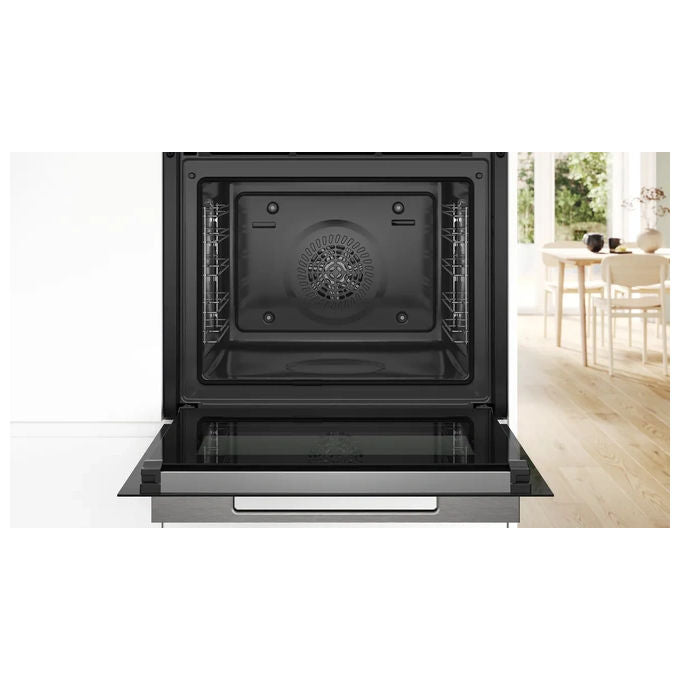 Bosch HBG7721B2 Serie 8 Forno da incasso Pirolitico 71 L Classe A+ Air Fry Home Connect 11 Funzioni (60x60x55 cm) colore Nero