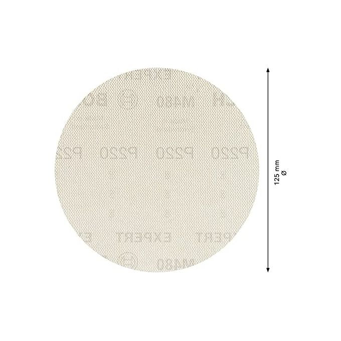 Bosch 2608900676 Expert Disco Abrasivo Rete M480 125mm Grana 220 5 pz