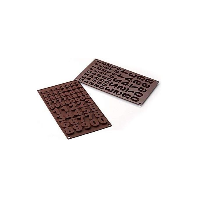 Silikomart Stampo Cioccolato Numeri Choco 123 Silicone
