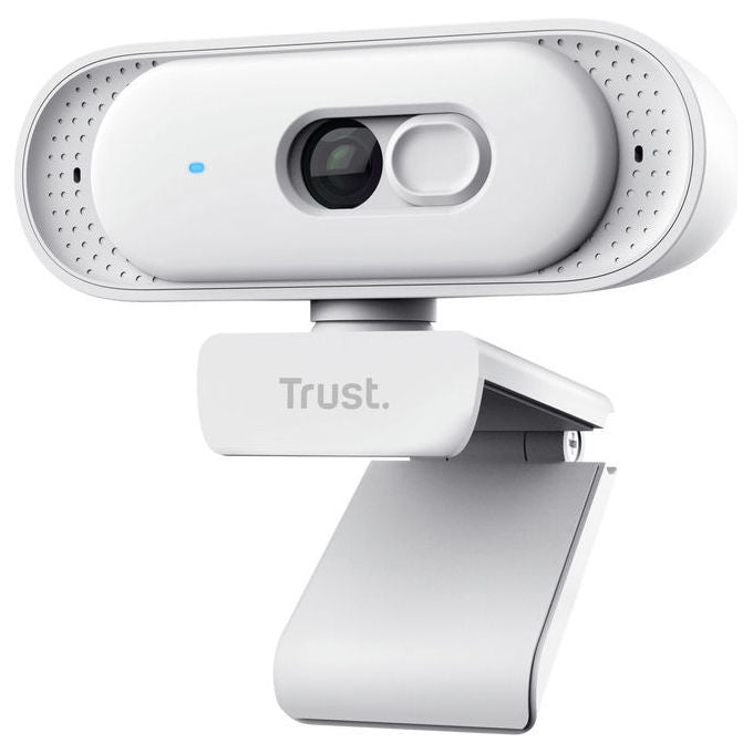 Trust 26180 Tomar Webcam 2K QHD 2560x1440 pixel 30 fps Microfono Integrato Otturatore Privacy USB colore Bianco
