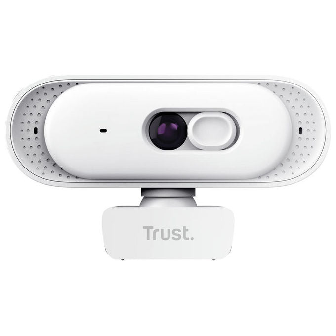 Trust 26180 Tomar Webcam 2K QHD 2560x1440 pixel 30 fps Microfono Integrato Otturatore Privacy USB colore Bianco