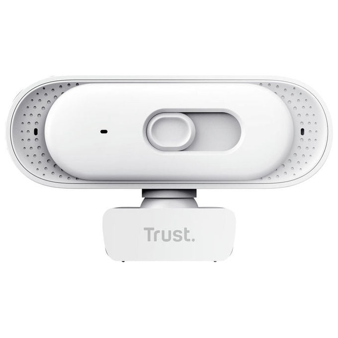 Trust 26180 Tomar Webcam 2K QHD 2560x1440 pixel 30 fps Microfono Integrato Otturatore Privacy USB colore Bianco