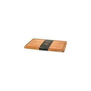 Bisetti 2600302 Tagliere con Raccoglisugo in Legno di Faggio Massello 40x25x2 cm colore Naturale