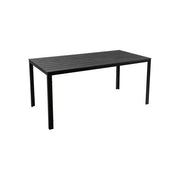 Amicasa SAK-156 Roma Tavolo da Esterno Rettangolare 6 Posti 156x78 cm Struttura Ferro colore Antracite