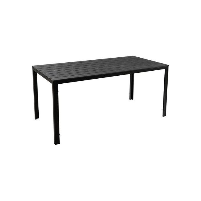Amicasa SAK-156 Roma Tavolo da Esterno Rettangolare 6 Posti 156x78 cm Struttura Ferro colore Antracite