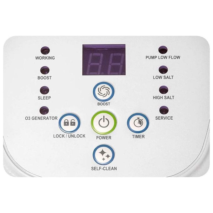 Intex 26670 Generatore Salino di Cloro Krystal Clear per Pompa Filtro 2650-12112 L-h Produzione Cloro 12 g-h per Piscine