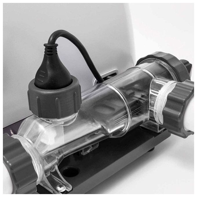 Intex 26670 Generatore Salino di Cloro Krystal Clear per Pompa Filtro 2650-12112 L-h Produzione Cloro 12 g-h per Piscine