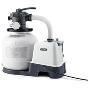 Intex 26680 Krystal Clear Pompa Filtro a Sabbia con Clorinatore ECO 8 m³-h 520 W per Piscine fino a 56800 L