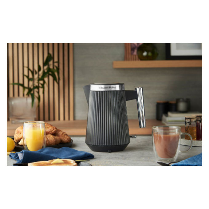 Russell Hobbs 26750-70 Brontë Bollitore Elettrico 1,7 L 2400 W Filtro anticalcare Base girevole 360° colore Nero testurizzato