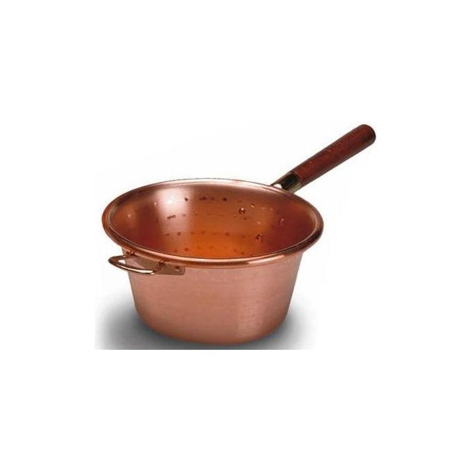 LAR 26-1035 Paiolo in Rame con Manico in Legno Diametro 26 cm Capacita' 4,5 L colore Rame
