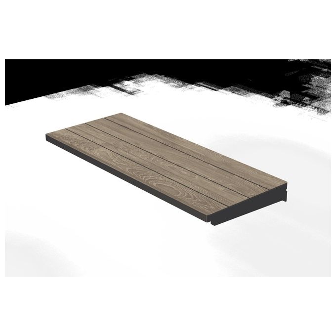 Keter 6015-ASHWOOD_TOTO Porto Nova Tavolo da Giardino Allungabile 194-272x94x75 cm per 10 Persone Resistente UV colore Grafite
