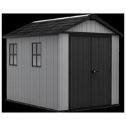 Keter 273219 Newton Plus Casetta da Giardino in Resina 5,2 m² 230x287x246 cm resistenza neve 150 Kg-m² colore Grigio