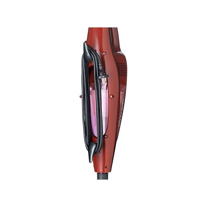 Ariete Evo 2 in 1 Scopa Elettrica senza Sacco Aspirabriciole Integrato Filtro Hepa 600W 0,8Lt Nero-Rosso