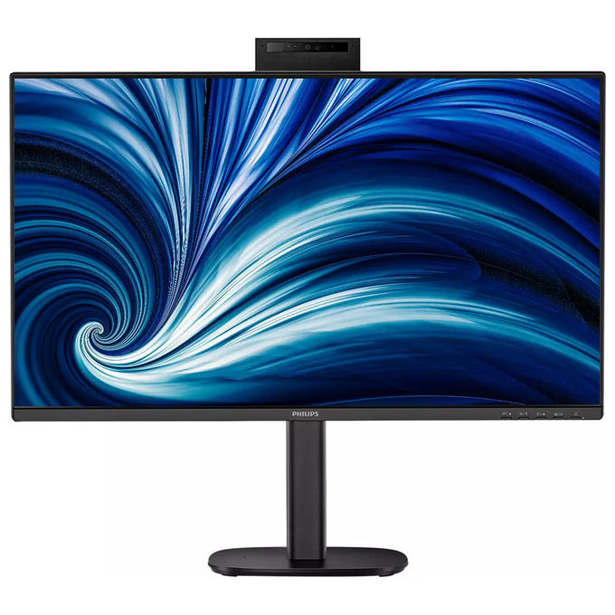 Philips monitor 27 pollici WQHD, 27B2N3500JH, IPS 120 Hz, 4 ms, webcam 5 MP, USB-C, altoparlanti, regolazione altezza