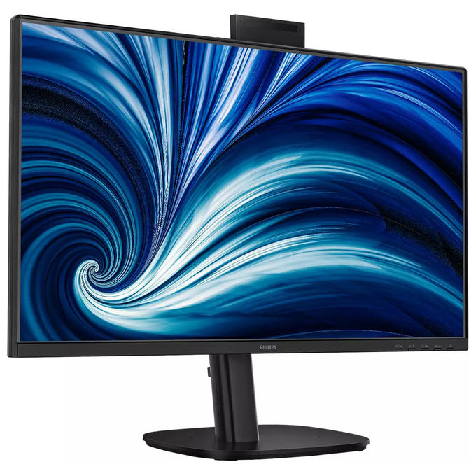 Philips monitor 27 pollici WQHD, 27B2N3500JH, IPS 120 Hz, 4 ms, webcam 5 MP, USB-C, altoparlanti, regolazione altezza