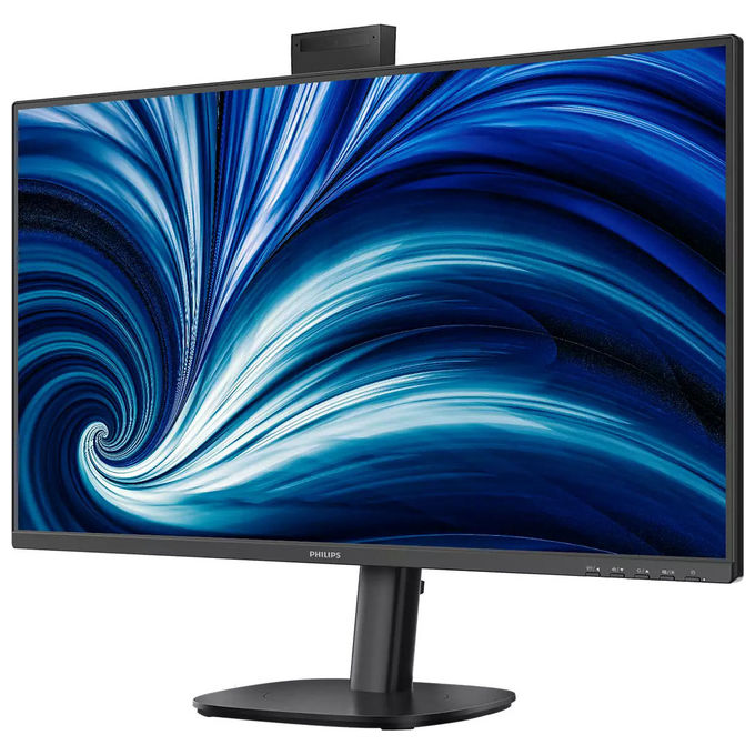 Philips monitor 27 pollici WQHD, 27B2N3500JH, IPS 120 Hz, 4 ms, webcam 5 MP, USB-C, altoparlanti, regolazione altezza