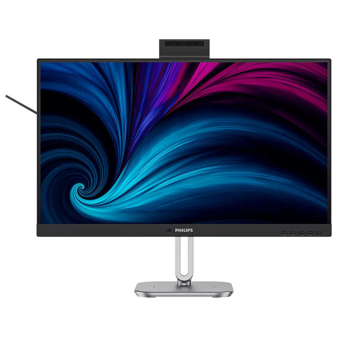 Philips 27B2U4601H Monitor 27'' IPS QHD 2560x1440 120Hz 4ms Webcam Windows Hello USB-C Hub Ethernet colore Argento