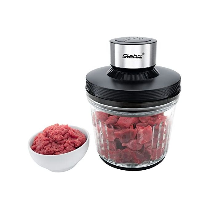 Steba 28.34.00 MG 400 Tritatutto Multifunzione 2 L 400W 4 Lame Acciaio Inox 2 Velocita' colore Nero