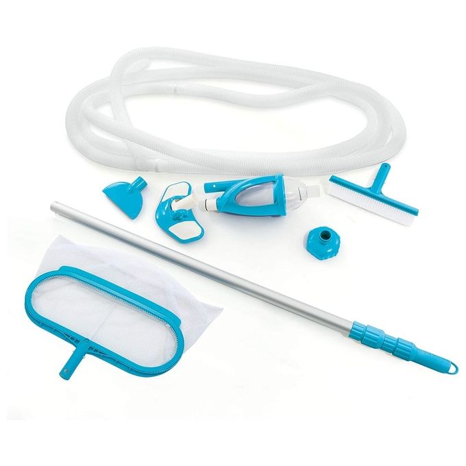 Intex KIT_ Deluxe per la manutenzione della piscina accessori per la piscina set per la pulizia della piscina 5 pezzi Fino a 549 m Single