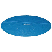 Intex 28014E Telo di Copertura Solare per Piscina Rotonda 470 cm Compatibile Ø488 cm Polietilene 160 Micron colore Blu