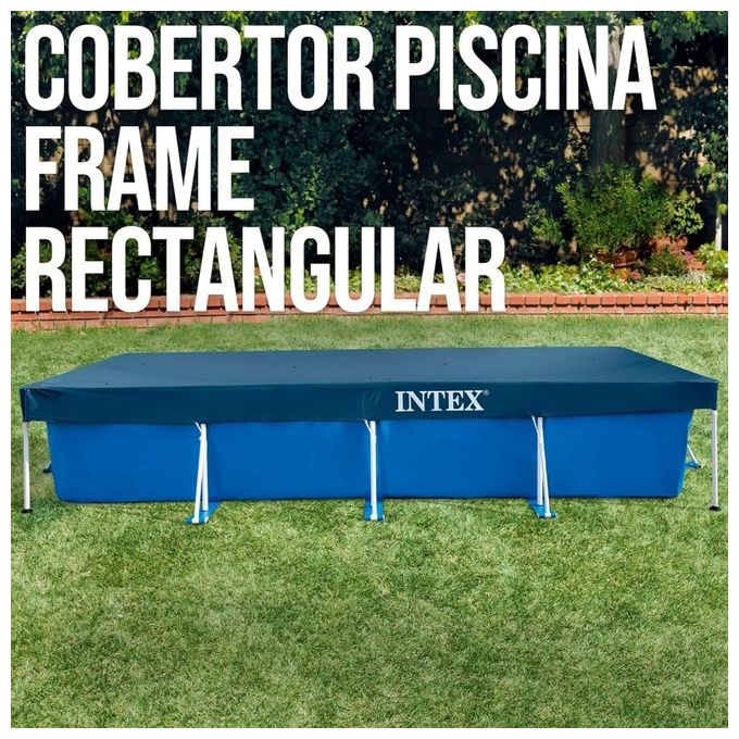 Intex 28039 Telo Copripiscina per Piscine Modello Frame Rettangolare 450x220cm