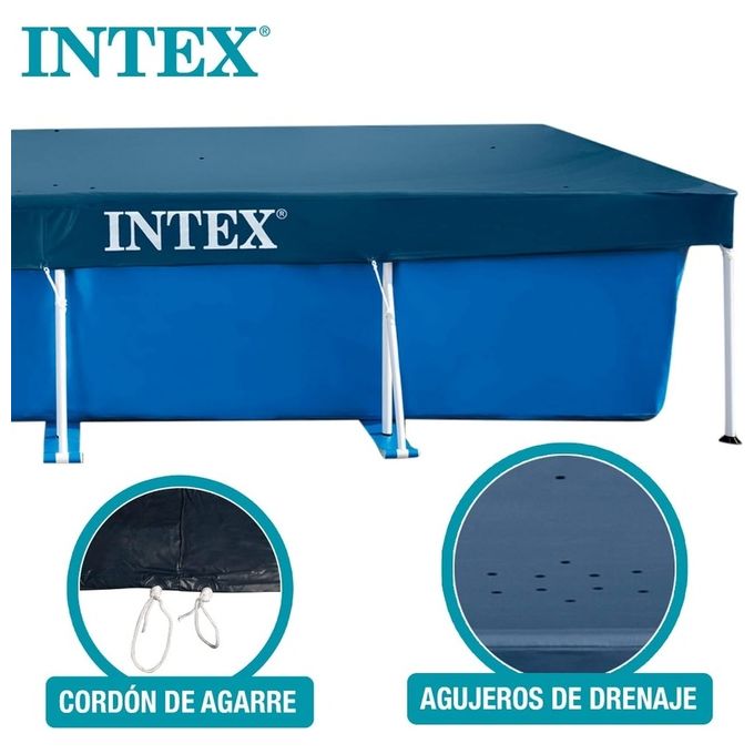 Intex 28039 Telo Copripiscina per Piscine Modello Frame Rettangolare 450x220cm