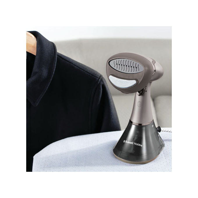 Russell Hobbs 28040-56 Steam Genie Aroma Spazzola a Vapore Portatile 0,2 L 1800 W 32 g-min colore Marrone Cromo