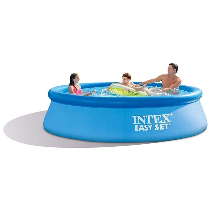 Intex 28108NP Easy Set Piscina Fuori Terra Rotonda 244x61 cm Autoportante Pompa Filtro 1250 L-h 1942 L colore Azzurro