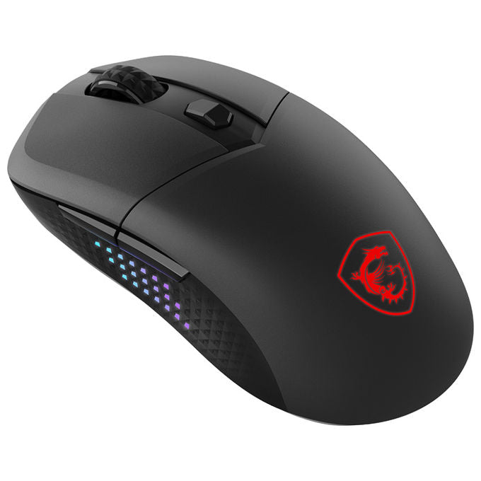 MSI VERSA 300 ELITE WIRELESS Mouse Gaming 26000 DPI 1 ms Bluetooth 5.3 RGB 6 pulsanti colore Nero