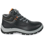 Beta 7243NC 40 Scarpe Antinfortunistiche Basic Pelle Idrorepellente Puntale Acciaio 200 J Lamina Antiperforazione Suola PU Bidensita' S3 FO SR RS colore Nero