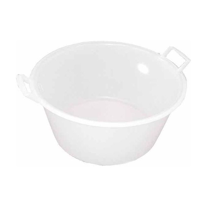 Stefanplast Bacinella Tonda Polietilene Bianca 7 Litri 30Cm