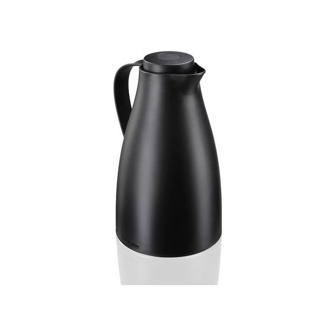 Leifheit 28541 Harmonic Caraffa Termica 1 L Vetro Doppia Parete Ermetica Bevande Calde 24h Fredde 36h colore Nero