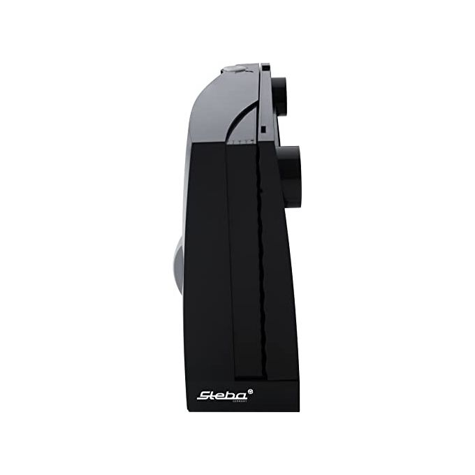 Steba 29-10-00 AS 100 Affettatrice Elettrica 100 W Lama Acciaio Inox Solingen 170 mm Regolazione Spessore 0-17 mm Pieghevole colore Nero