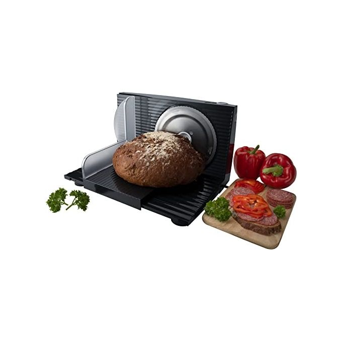 Steba 29-10-00 AS 100 Affettatrice Elettrica 100 W Lama Acciaio Inox Solingen 170 mm Regolazione Spessore 0-17 mm Pieghevole colore Nero