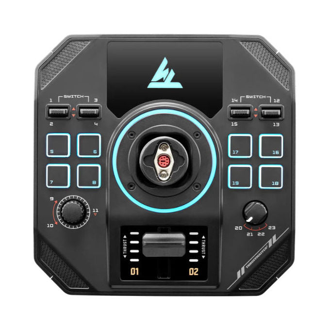 Thrustmaster 2960948 Sol-R 5 Base per Joystick PC 23 pulsanti 4 assi H.E.A.R.T. USB colore Nero