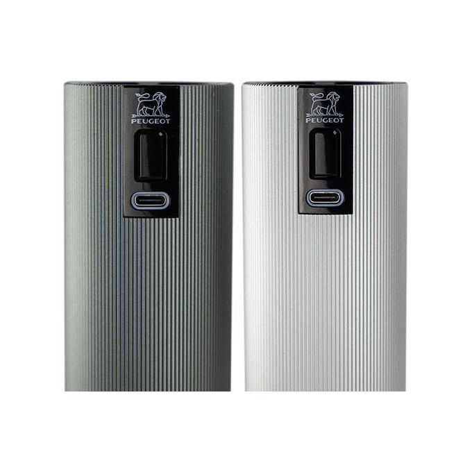 Peugeot 2-4314800 Line Electric Set macina sale e pepe con macinatura regolabile U-Select materiale alluminio e carbonio altezza 15 cm colore Grigio