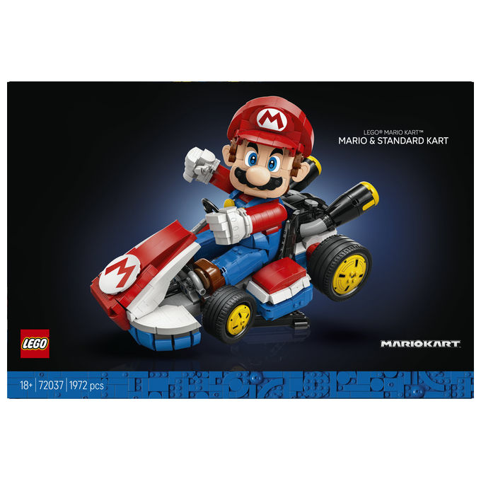 Lego 72037 LEGO Super Mario Mario e Kart Standard Set da Costruzione 1972 pz colore Multicolore