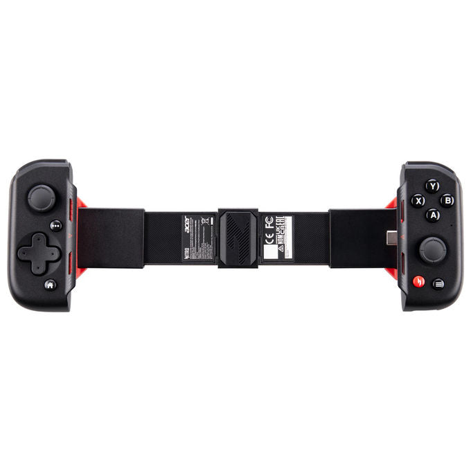 Acer GP.OTH11.074 Nitro Mobile Gaming Controller NGR400 Controllore di presa Analogico con D-pad e 2 Joystick 15 Tasti USB Tipo-C per Android iOS colore Nero