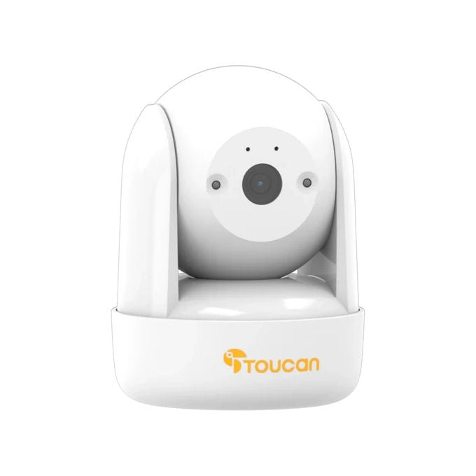 Toucan TPTSC01WU-ML SEEK Telecamera Interna con Pan and Tilt Risoluzione 1080P Full HD Rilevamento del Movimento AI Audio Bidirezionale Supporto Scheda SD Wi-Fi colore Bianco