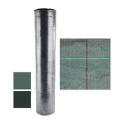 IL CAMPO 07112 Telo Pacciamatura in Rafia Verde 157 cm x 100 m Peso 90 g-mq Quadrettatura 15x15 cm Traspirante e Filtrante Stabilizzato UV colore Verde
