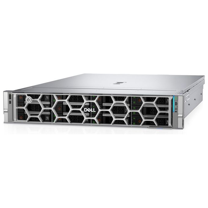 Dell RCYKN R570 Server 1,92 TB Armadio 2U Intel Xeon 6 6517P 3,2 GHz 32 GB DDR5-SDRAM colore Nero