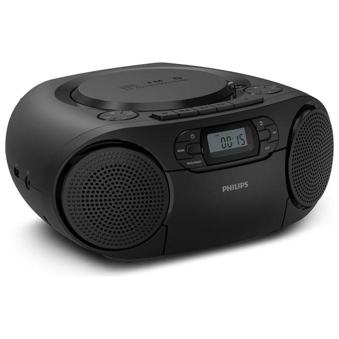 Philips TAZ2200-10 Lettore CD portatile Bluetooth 6.0 Radio DAB+ FM 3 W colore Nero