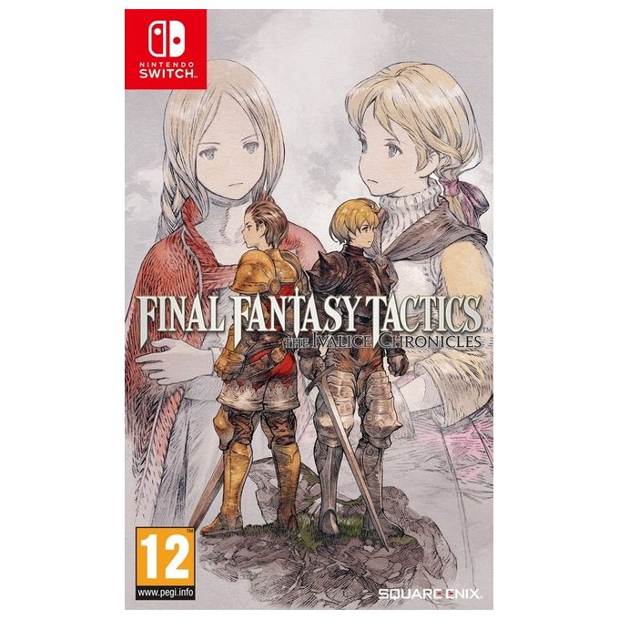 Square Enix Final Fantasy Tactics The Ivalice Chronicles Nintendo Switch Versione Enhanced Grafica Migliorata Dialoghi Doppiati Inclusione Livello Difficolta' Squire Aggiornamento Gratuito a Nintendo Switch 2 Edition colore Nero