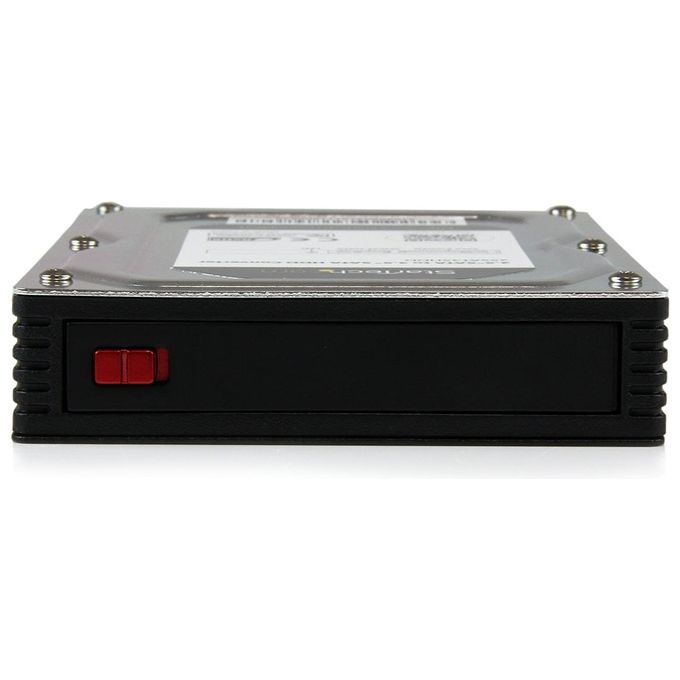 StarTech Box esterno adattatore per dischi rigidi SATA da 2,5'' a 3,5 in alluminio con altezza massima SSD - HDD di 12,5 mm