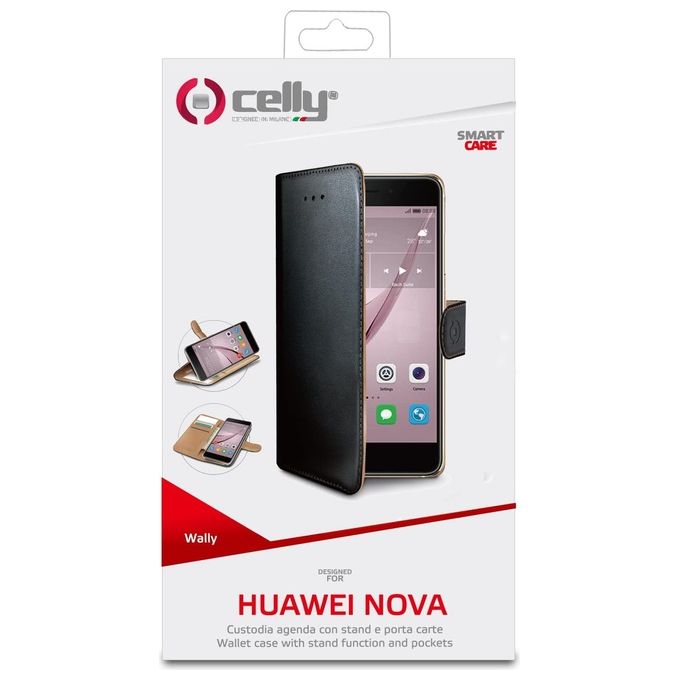 Celly Wally Case per Huawei Nova Nero