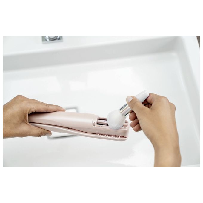 Beurer HT22 Rifinitore Doppie Punte Ricaricabile USB batteria al litio lame in titanio display LED colore Rosa
