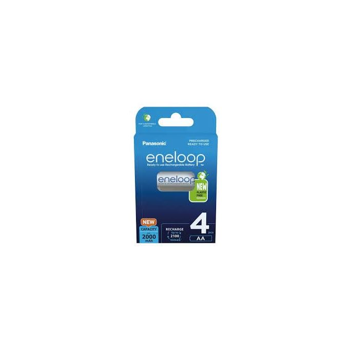 Panasonic Eneloop Mignon AA 2000mAh Ni-MH 4 Pezzi